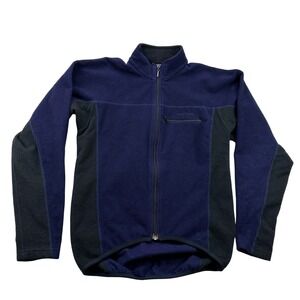 Montbell‎ Fleece Jacket Navy Black Zip Up Outdoor Ski Warm Layer Size M